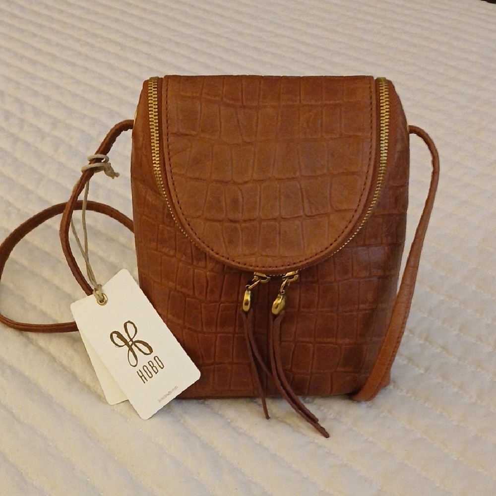 Hobo Leather Crossbody Bag